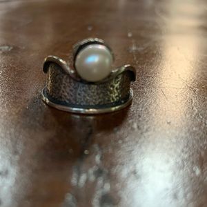 Faux Pearl Ring